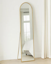 Decorative Arched Gold Full Length Mirror 40 x 140 cm | Fast UK Delivery